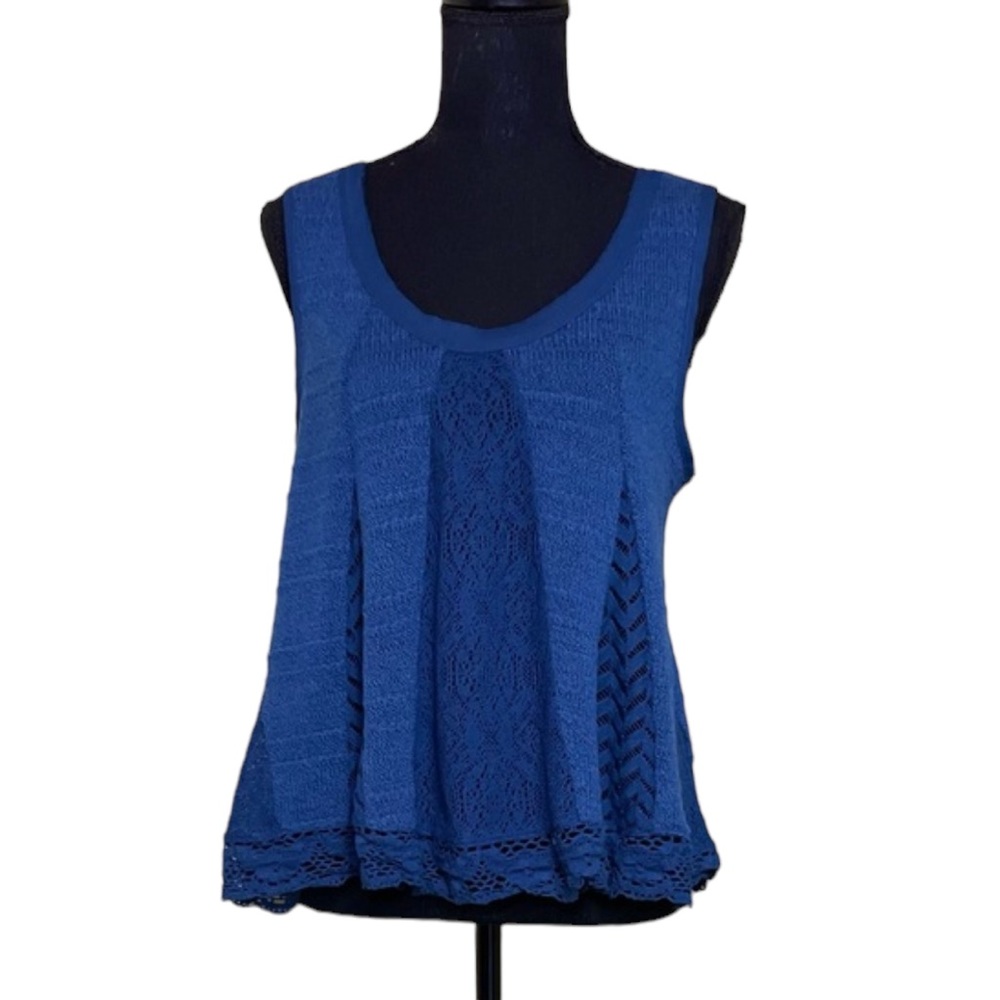 EUC Anthropologie Meadow Rue “Carrigan” Crochet Tank Top - Picture 3 of 11